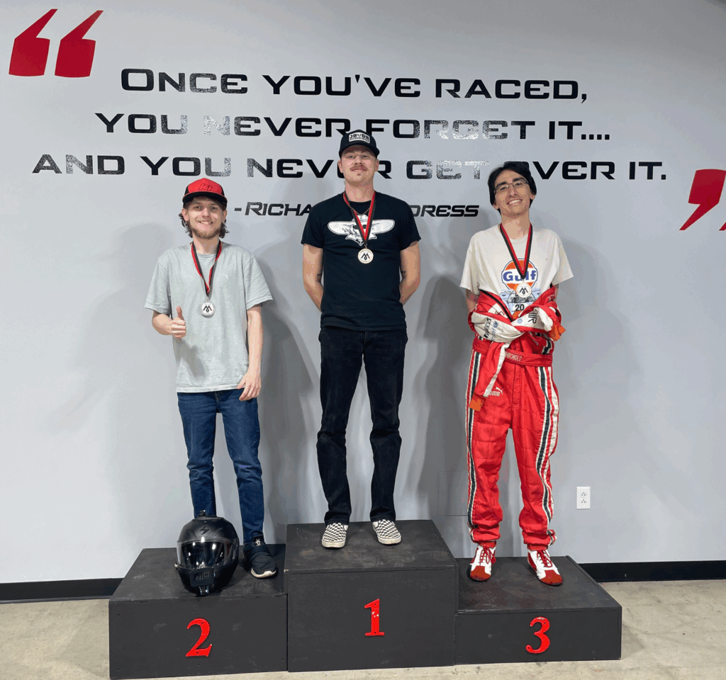 Fast Track Showdown Podium photo of winners